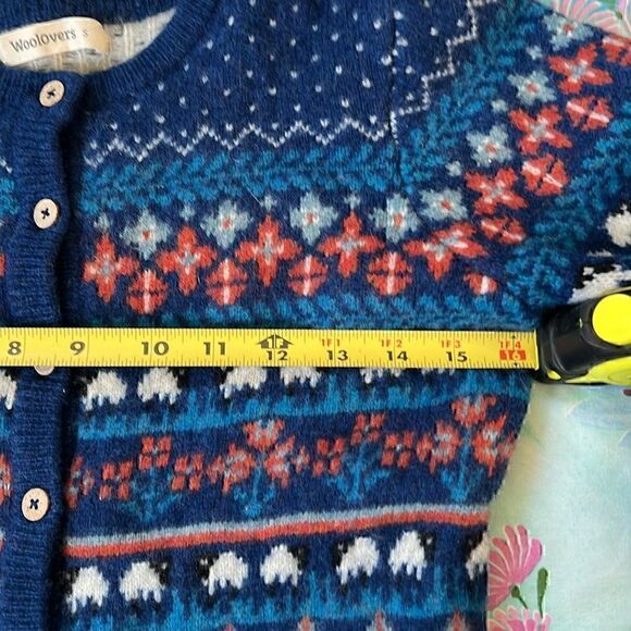 WoolOvers Cardigan Sheep Print - S “SEE MEASUREMENTS” - Picture 4 of 14